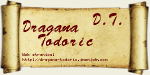 Dragana Todorić vizit kartica